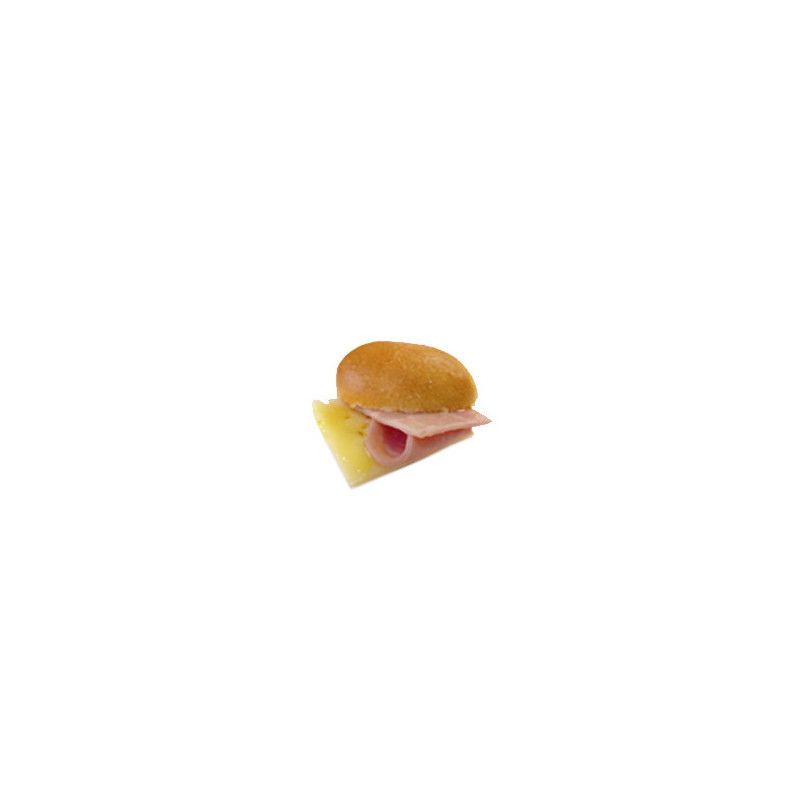 Mini Brioche de Jamón Dulce y Queso - Catering Cornellá
